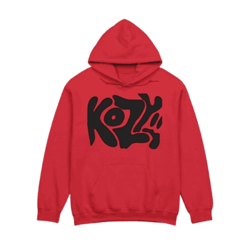 Y2K Red Kozy Pullover Unisex Hoodie
