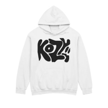 Kozy White Fleece Hoodie