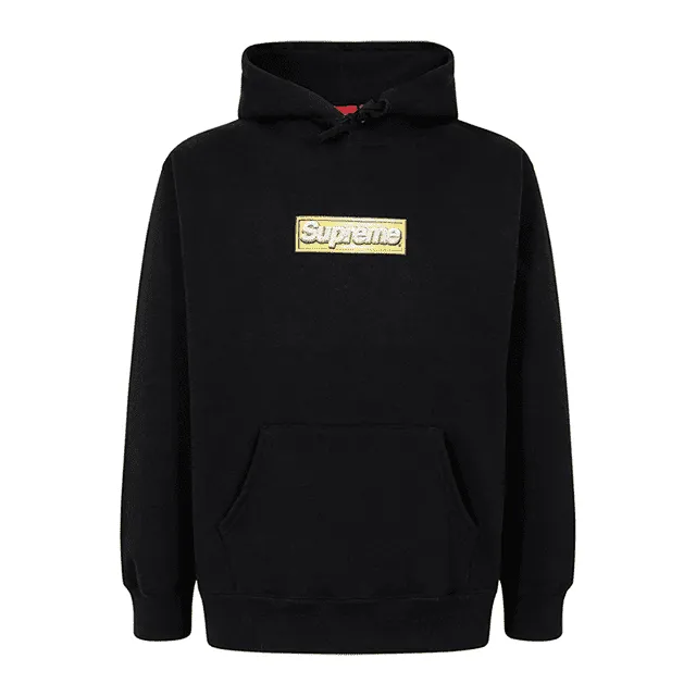 Box Logo Supreme Hoodie-Black