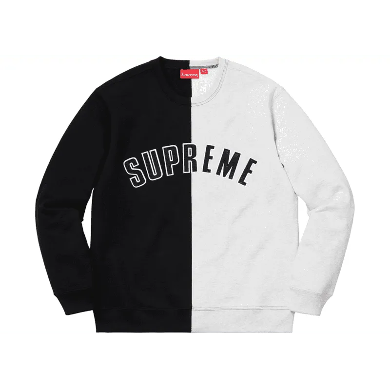 Supreme Black And White Sweatshirt