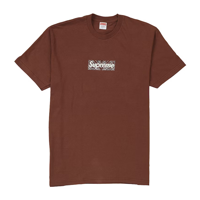Box Logo Brown Unisex Supreme T-Shirt