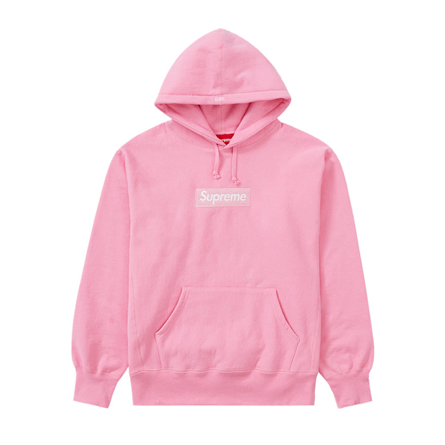 Demin Logo Pink Unisex Supreme Hoodie