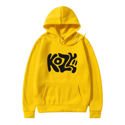 Fleece Y2K Yellow Kozy Pullover Supreme Hoodie